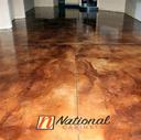 Acid stained floor