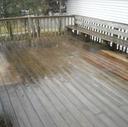 Before deck cleaning