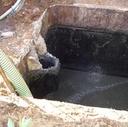 Broken Cement Baffle