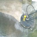 The cleaning