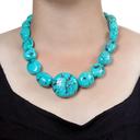 Silver Gemstone Necklace