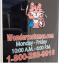 Wonder Costumes Door with information.