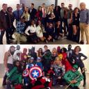 The Miami Marlins Energy Team's superhero night- Wonder Costumes