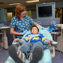 Dr. Nicola Hill Cordell  with her pediatric patient at ABC Dentistry & 