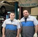 Owner Jack Perchimyan and his mechanic Tony D