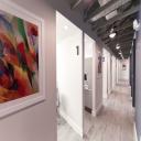 Operatories and hallway at Coral Springs dentist Dental Wellness Team