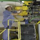 Technician reviewing Fiber Optic installation