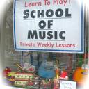 School of Music Sign