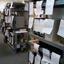 Service Dept. Outgoing Shelves