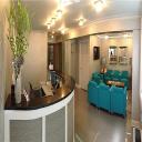 Suave interiors at our dentistry office just opposite Afterwork Theater bet
