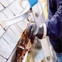 cleaning gutters