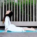 Yoga teacher Rachel