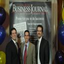 Josh and Paul being awarded Sacramento A+ Business Award from The Sacrament