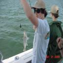 Boy Scouts earning their Fishing Badges