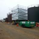 Blasting And Painting Storage Tank