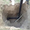 Sewer Line Repair at Property Drop