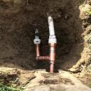 Water Main Repair at Meter