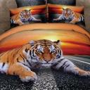 Duvet Covers for Men - 3D Tiger in the Street