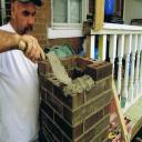 Tuck Pointing - Rebuilding a Column