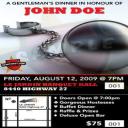 Ball and Chain Bachelor Party Invitation