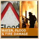 Fire damage should be addressed by professionals.