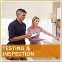 Mold testing is performed in a third-party laboratory.