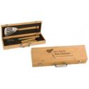Custom Bamboo BBQ Set