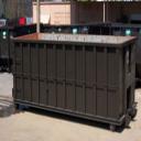 Brown Dumpster
