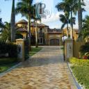Travertine marble pavers - residential driveway remodel