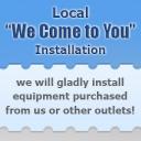 We come to you installation service
