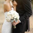 Romantic vintage style wedding bouquet