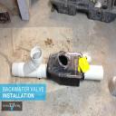 Backwater valve installation, Toronto project