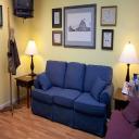 waiting lounge at Washington Square Cosmetic & Family Dentistry Indiana