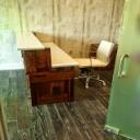 Custom reception desk