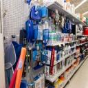 Pool cleaning supplies, chemicals, and toys to keep the summer fun going.