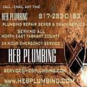 HEB Plumbing Business Card