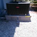 New heat pump system we installed.