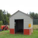 Enclosed Metal Garage