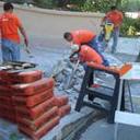 Remodeling crew with mobile shop