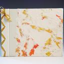 Orange Oak Leaf guest book