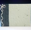 Sea Green Floral guest book